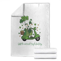 Funny Silly Irish Goose Throw Blanket Off To Commit Irish Foolery