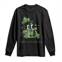 Funny Silly Irish Goose Long Sleeve Shirt Off To Commit Irish Foolery