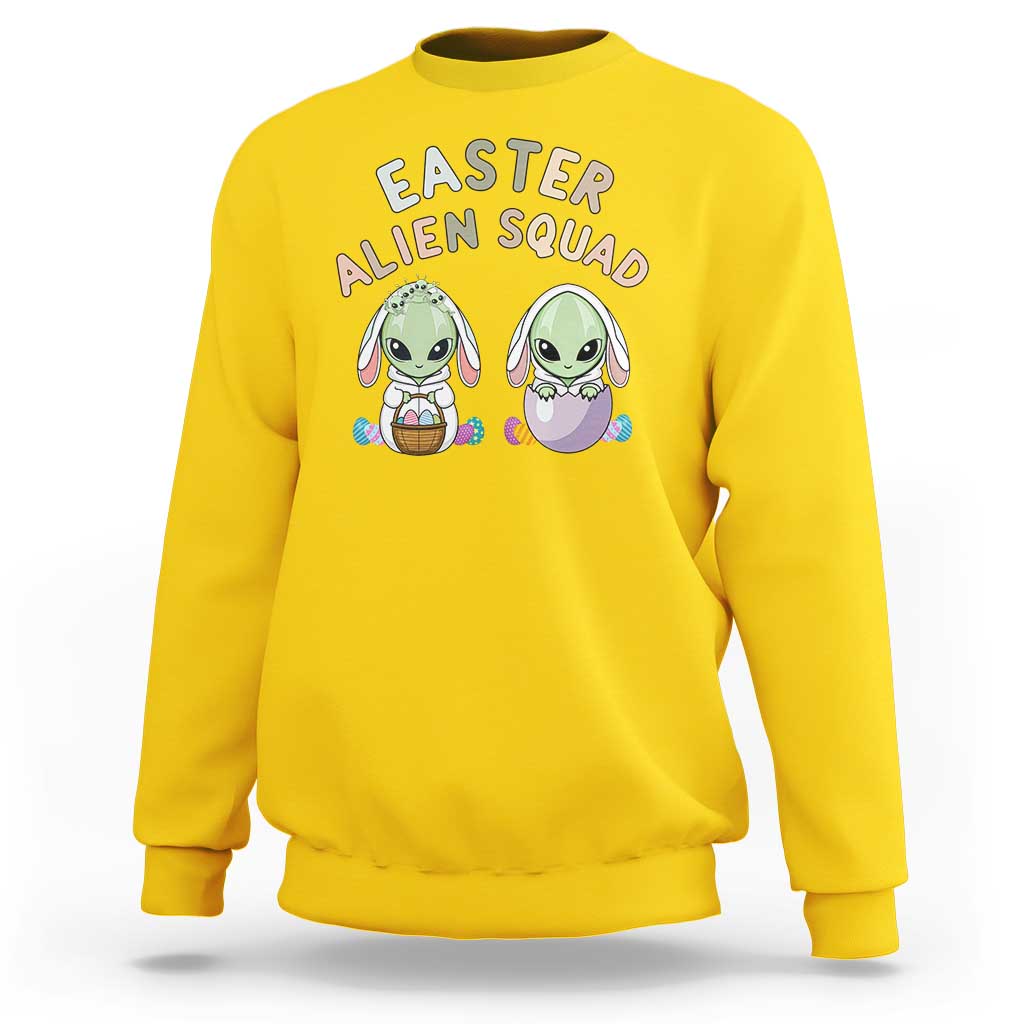 Funny Easter Alien Squad Bunny Ears Gift Sweatshirt
