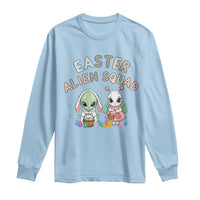 Easter Alien Squad Long Sleeve Shirt Funny UFO Lover Gift