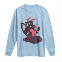 Sexy Easter Bunny Mothman Long Sleeve Shirt Cryptid Humor Gift