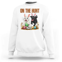 Funny Easter Labrador Bunny Ears Sweatshirt On The Hunt