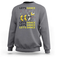 Funny Dancing Banana Sweatshirt Lets Dance Silly Meme Graphic