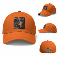 Funny Pitbull Drinking Coffee Baseball Cap Dog Meme Caffeine Graphic