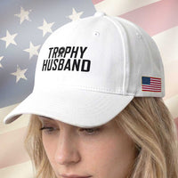 Funny Trophy Husband Baseball Cap Sarcastic Marriage Quote