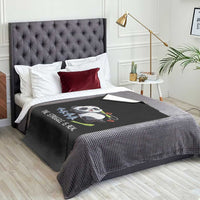 Funny Panda Workout Gift Throw Blanket The Struggle Is Real