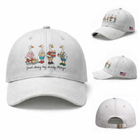 Funny Goose Just Doing My Daddy Things Baseball Cap Fathers Day Gift