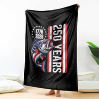 Vintage USA 250th Anniversary Crawfish Patriotic Gift Throw Blanket