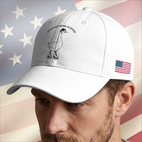 Funny Silly Goose Roller Skater Baseball Cap Flight Was Never An Option