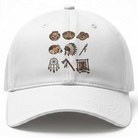 Indigenous Cultural Artifacts Baseball Cap Native American Heritage Graphic
