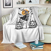 Funny Skeleton Witches Dance Ballet Throw Blanket Halloween Gift - Wonder Print Shop