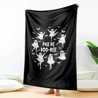 Halloween Ballet Ghost Throw Blanket Pas De Boo Ree Gift - Wonder Print Shop