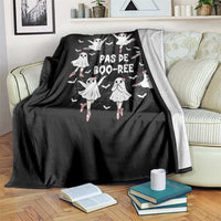 Halloween Ballet Ghost Throw Blanket Pas De Boo Ree Gift - Wonder Print Shop