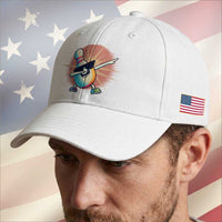 Dabbing Bowling Pin Baseball Cap Funny Player Gift