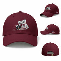 This Is My Spare Shirt Baseball Cap Funny Bowling Gift