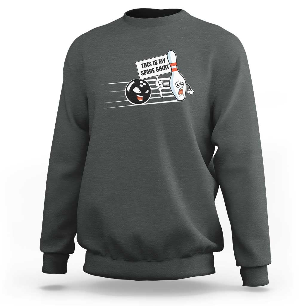 This Is My Spare Shirt Sweatshirt Funny Bowling Gift - Wonder Print Shop