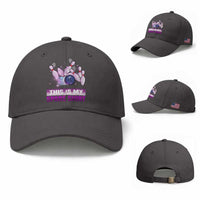 Funny Bowling Lover Baseball Cap This Is My Spare Shirt Quote