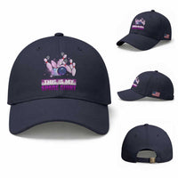 Funny Bowling Lover Baseball Cap This Is My Spare Shirt Quote