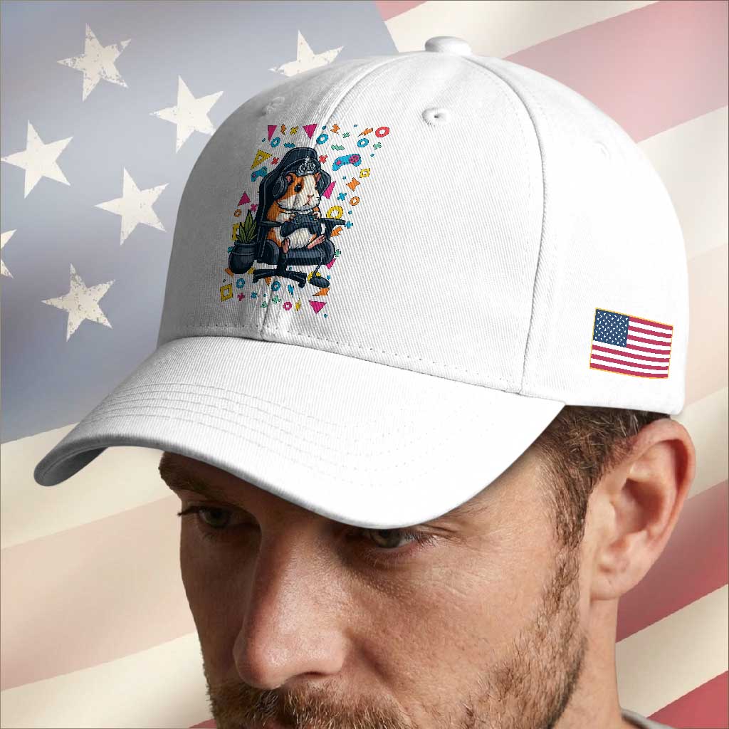 Funny Guinea Pigs And Gaming Lover Gift For Kid Baseball Cap