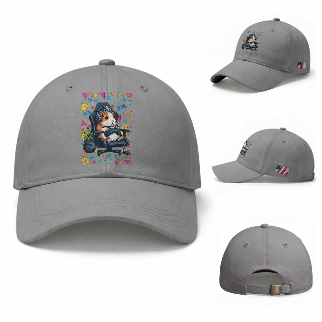 Funny Guinea Pigs And Gaming Lover Gift For Kid Baseball Cap