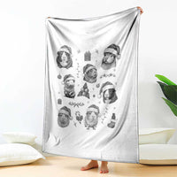 Christmas Guinea Pigs Throw Blanket Funny Cavy Lover Holiday Gift - Wonder Print Shop