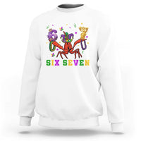Funny 67 Crawfish Mardi Gras Sweatshirt Six Seven Meme