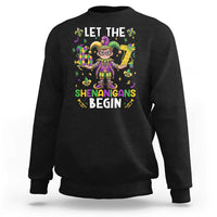 Let The 67 Shenanigans Begin Sweatshirt Six Seven Meme Mardi Gras