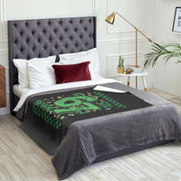 Funny St Patricks Day Throw Blanket Six Seven Meme Irish Gag Gift