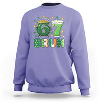 Funny St Patricks Day Six Seven Meme Sweatshirt Irish American Gift