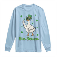Lucky Goose Six Seven Meme Long Sleeve Shirt St Patricks Day