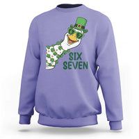Chaotic Goose Six Seven Meme Sweatshirt Funny St Patricks Day Gift