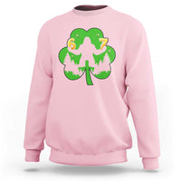 St Patricks Day Bigfoot Shamrock Sweatshirt Six Seven Meme