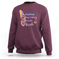 Funny Mom Saying Gift Sweatshirt Mama Mommy Mom Bruh