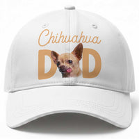 Proud Chihuahua Dad Baseball Cap Ankle Biter Dog Lover