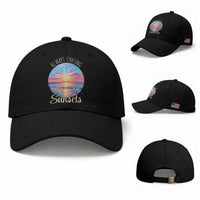 Always Chasing Sunsets Baseball Cap Summer Vacation Travel Gift