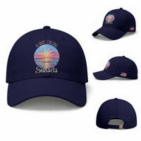 Always Chasing Sunsets Baseball Cap Summer Vacation Travel Gift