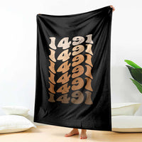 1491 Indigenous Peoples Day Throw Blanket Native American Heritage Pride