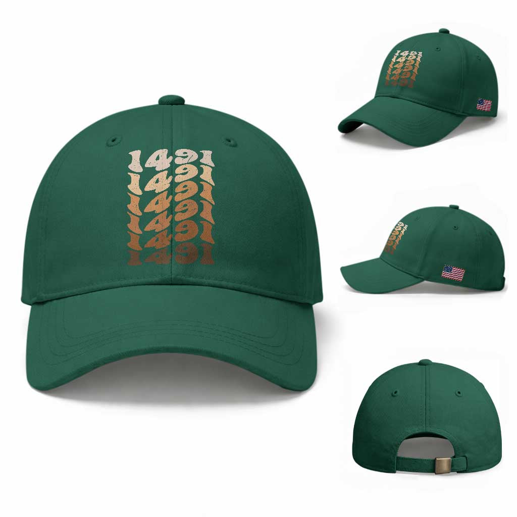 1491 Indigenous Peoples Day Baseball Cap Native American Heritage Pride