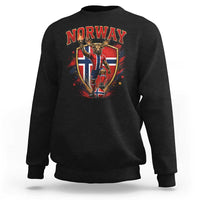 Funny Norway Norwegian Moose Sweatshirt Soccer Fan Game Day Gift