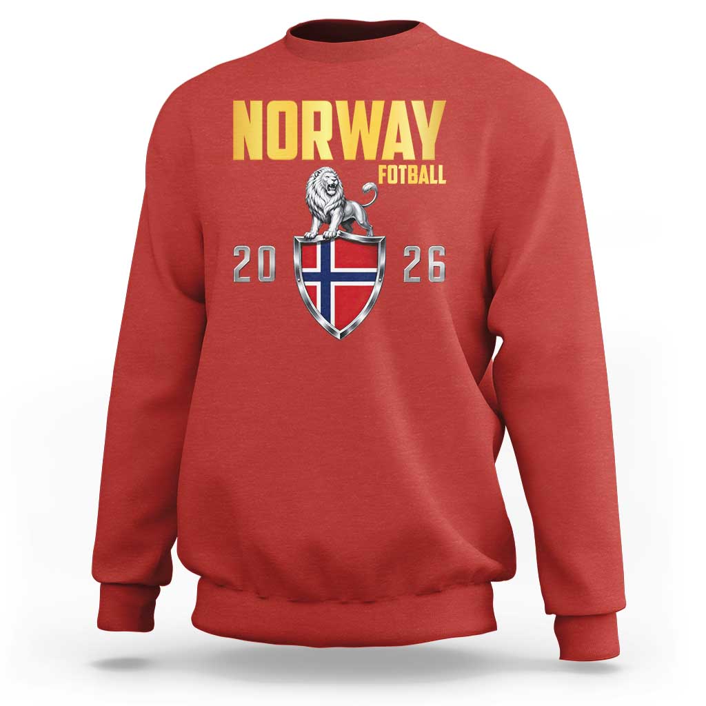 Vintage Norway Fotball Norwegian Supporter Gift Sweatshirt