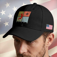 Hoops Life Baseball Cap Retro Basketball Dunk Silhouette