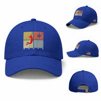 Hoops Life Baseball Cap Retro Basketball Dunk Silhouette