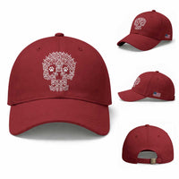 Funny German Shepherd Skull Halloween Baseball Cap Dog Lover Spooky Gift