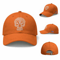 Funny German Shepherd Skull Halloween Baseball Cap Dog Lover Spooky Gift