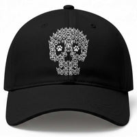 Funny German Shepherd Skull Halloween Baseball Cap Dog Lover Spooky Gift