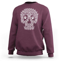 Funny German Shepherd Skull Halloween Sweatshirt Dog Lover Spooky Gift