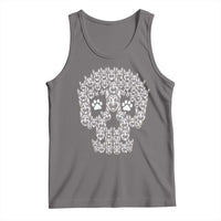 Funny German Shepherd Skull Halloween Tank Top Dog Lover Spooky Gift