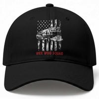Fire Department Emergency Crew Vehicle Gift Baseball Cap Wee Woo Squad