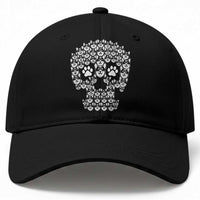 Funny Corgi Skull Halloween Baseball Cap Dog Lover Spooky Gift
