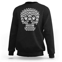 Funny Corgi Skull Halloween Sweatshirt Dog Lover Spooky Gift